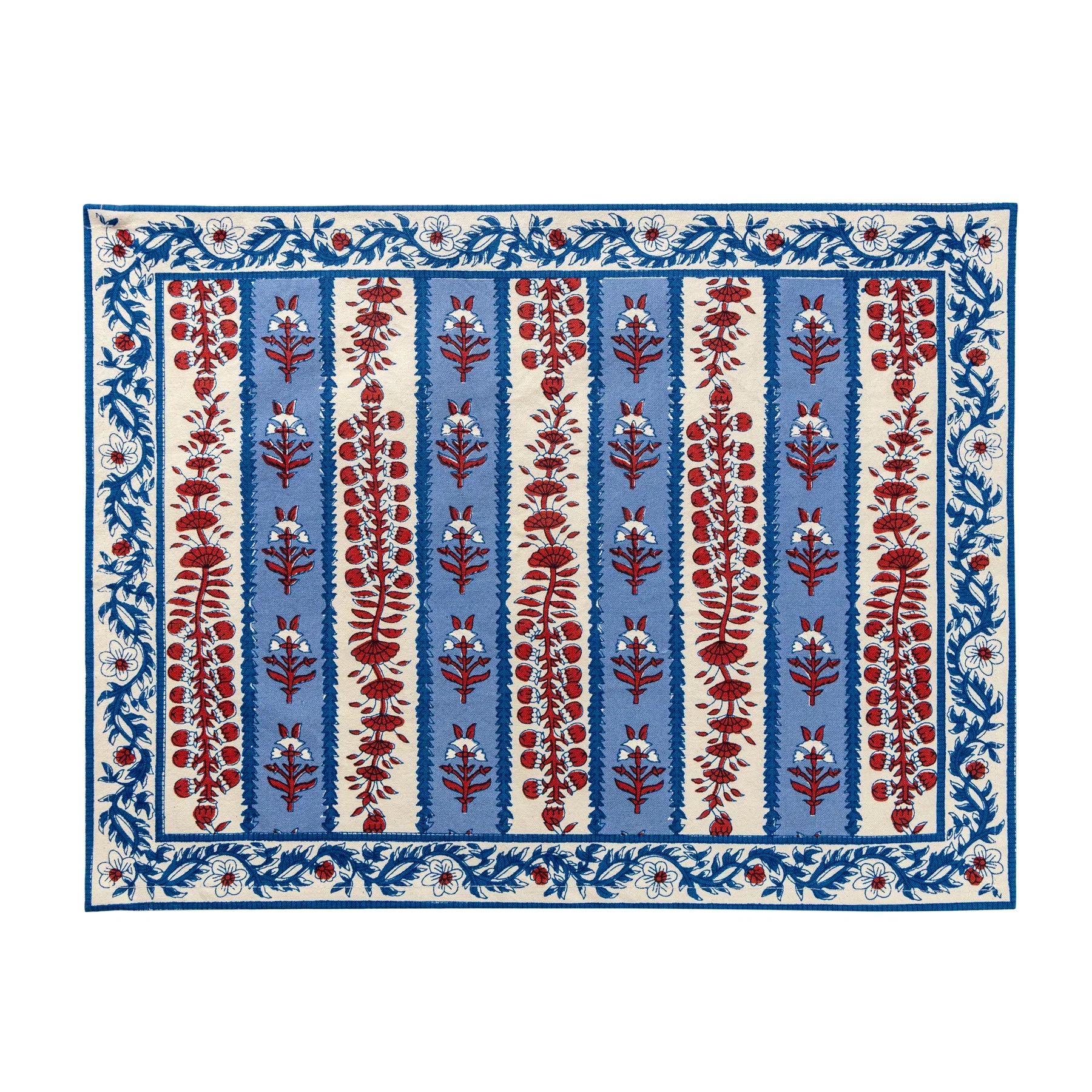 Provence Placemat, Blue & Red