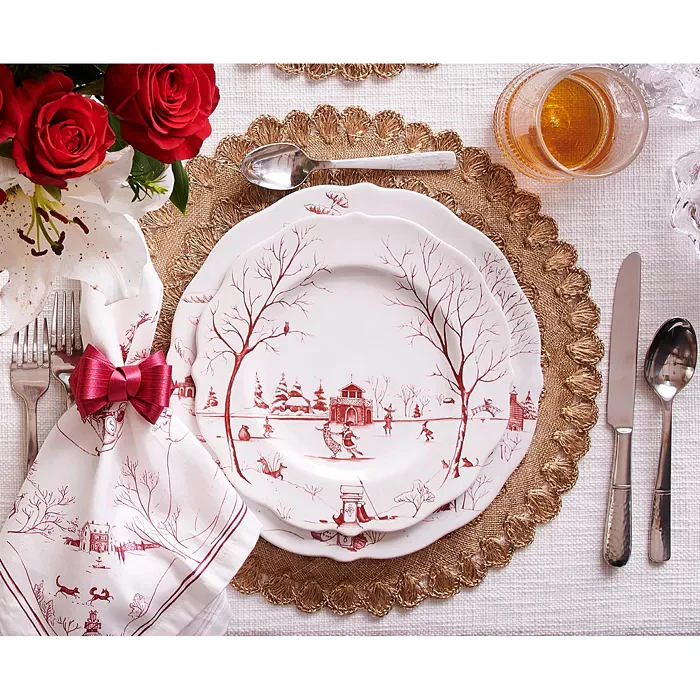 Country Estate Winter Frolic Dinner Plate
